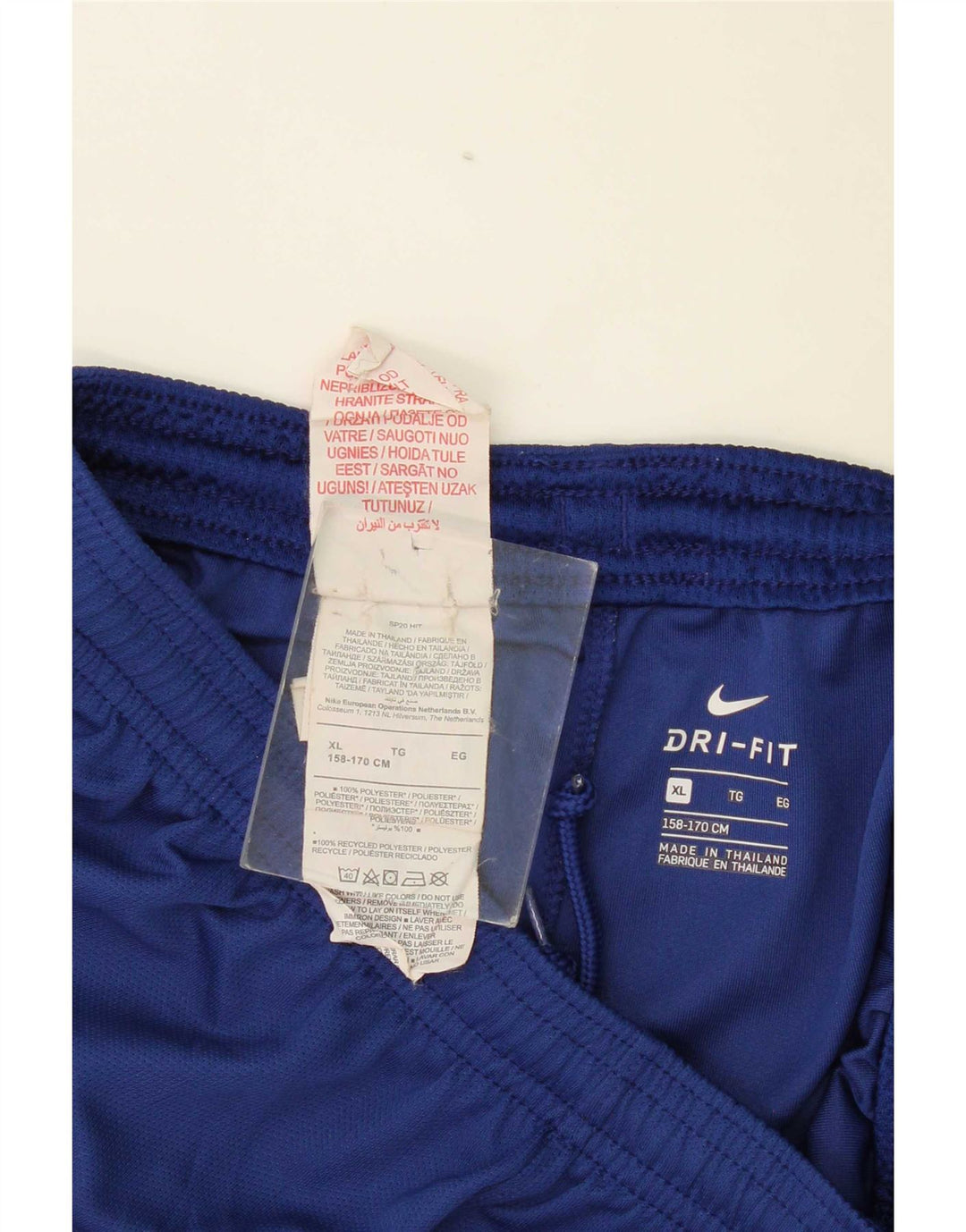 Nike Boys Barcelona Sportsshorts 13-14 år XL Blå Polyester