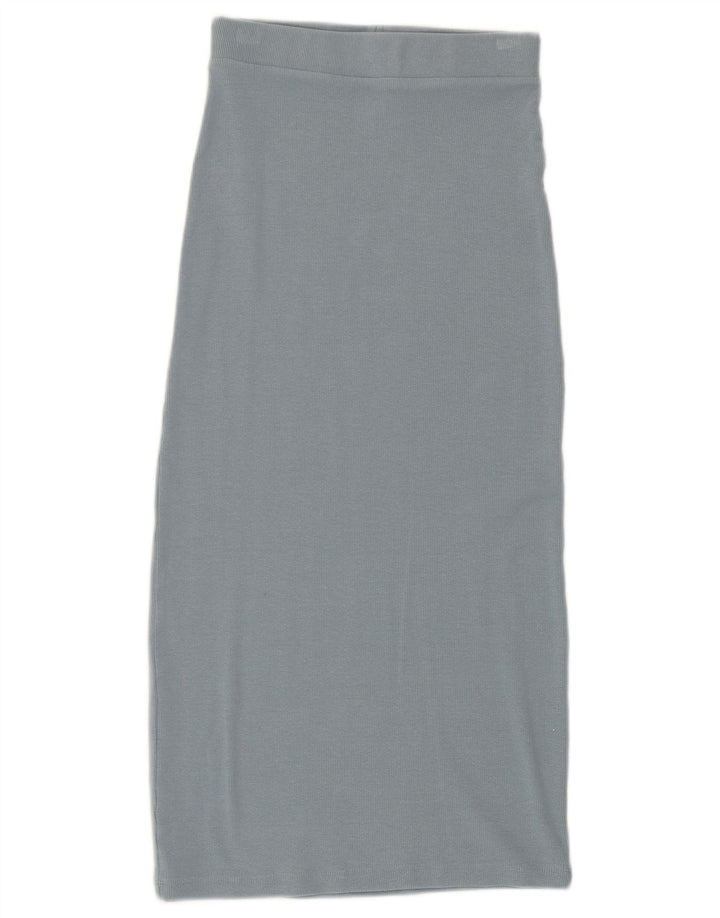 Zara Midi-nederdel med høj talje, lille W26 Blå