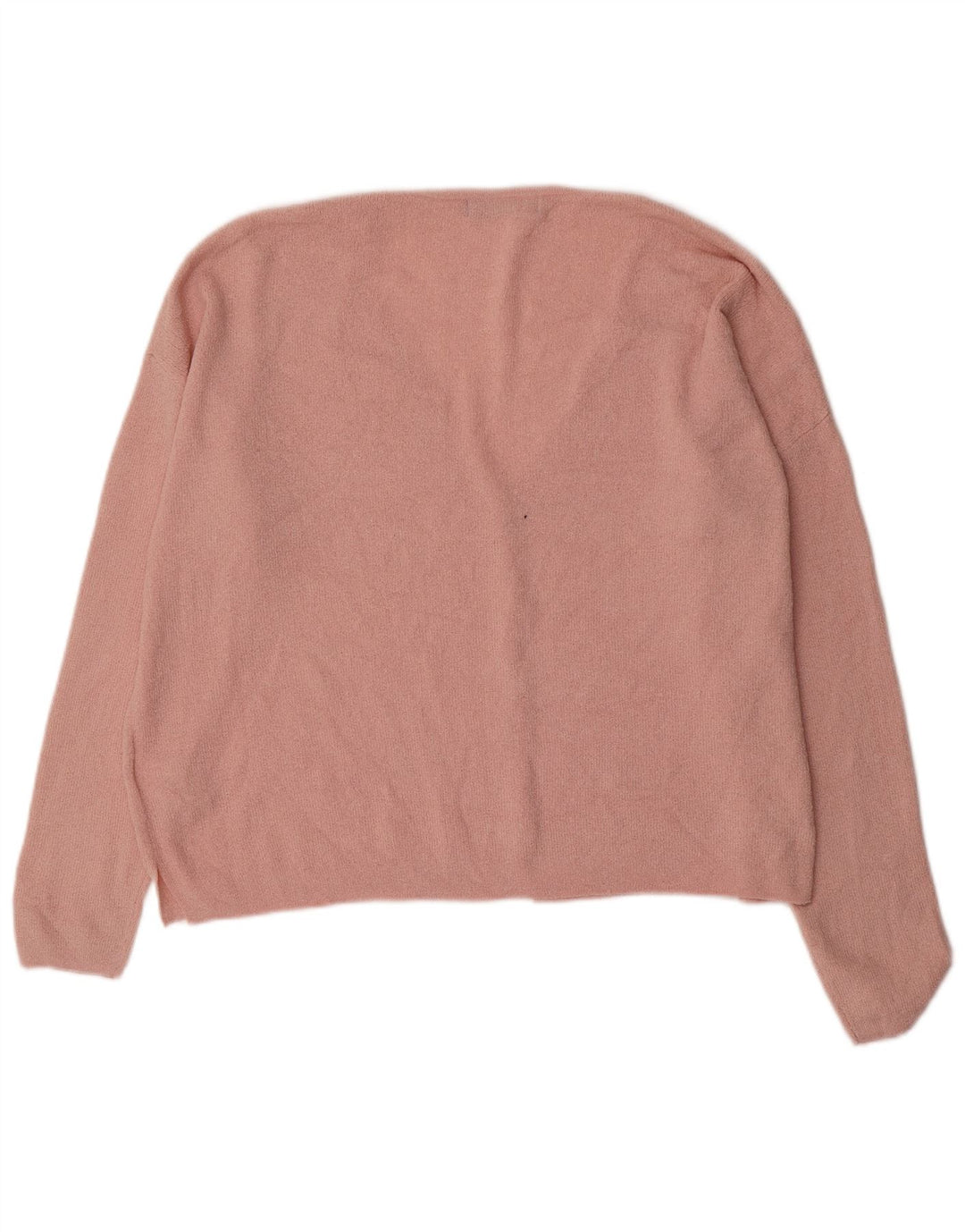 Marks & Spencer Dame Oversized Cardigan Sweater UK 16 Large Pink Acryl