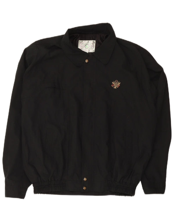 Vintage Bomberjakke til mænd UK 42 XL Sort