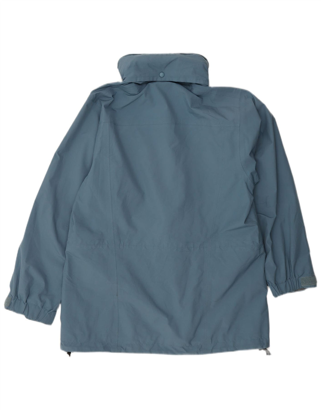 MOUNTAIN UDSTYR Dame Regnjakke med hætte UK 14 Medium Blue Polyester