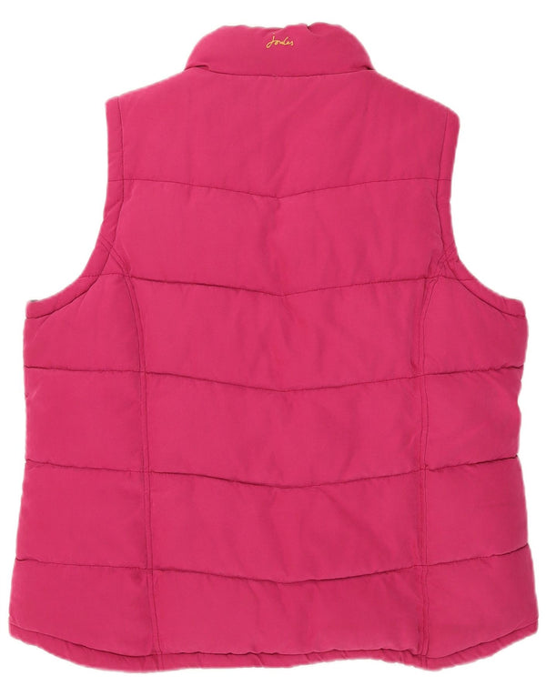 Joules Womens Padded Gilet UK 14 Large Pink
