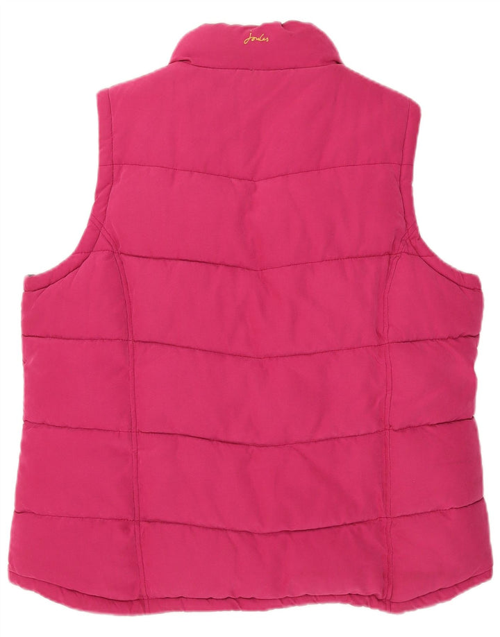 Joules Womens Polstret Gilet UK 14 Large Pink
