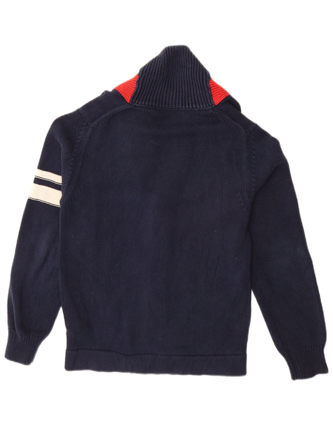 FRED PERRY Herre cardigan sweater Medium Marineblå Colourblock Bomuld
