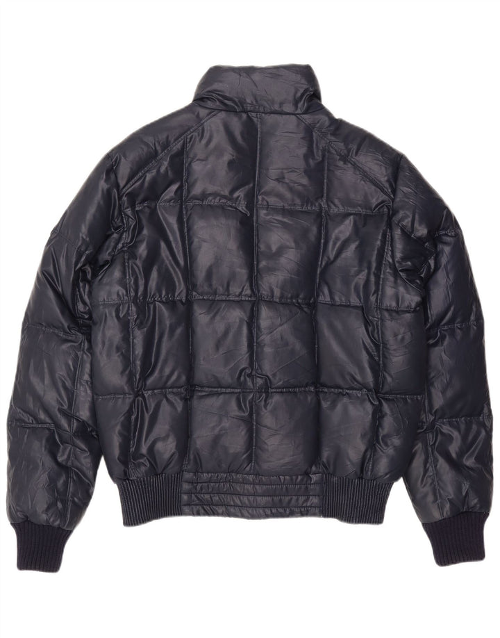 Marina Militare Herre polstret jakke UK 40 Large Navy Blue Polyester