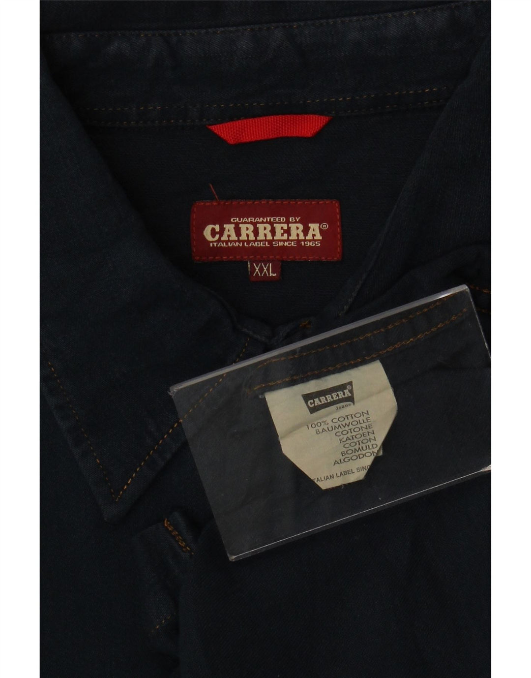 CARRERA Denimskjorte til mænd 2XL marineblå bomuld