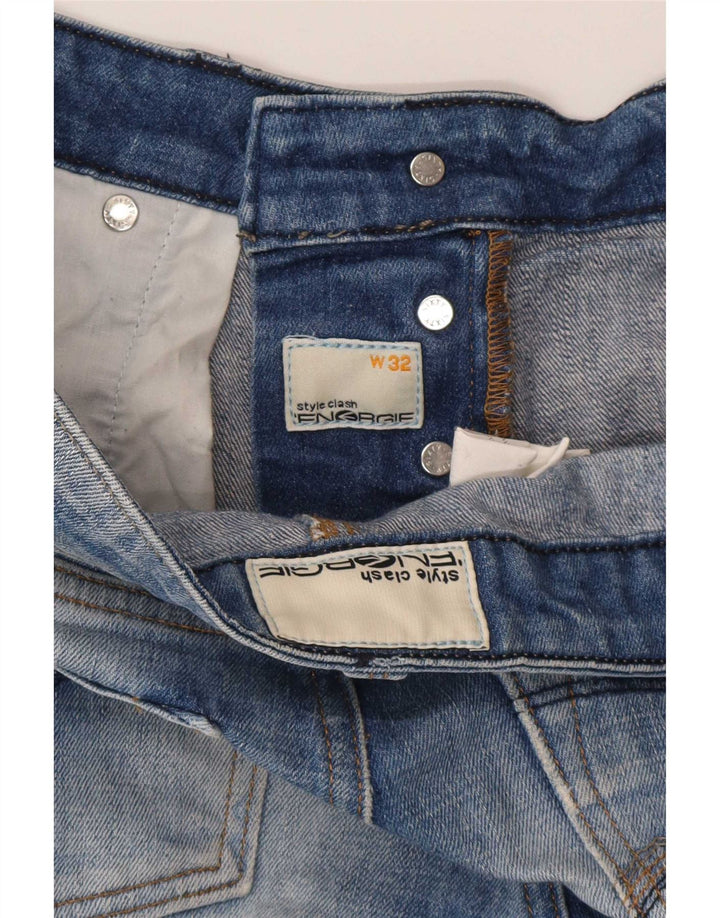 Energie Herre Denim Shorts W32 Medium Blue Bomuld