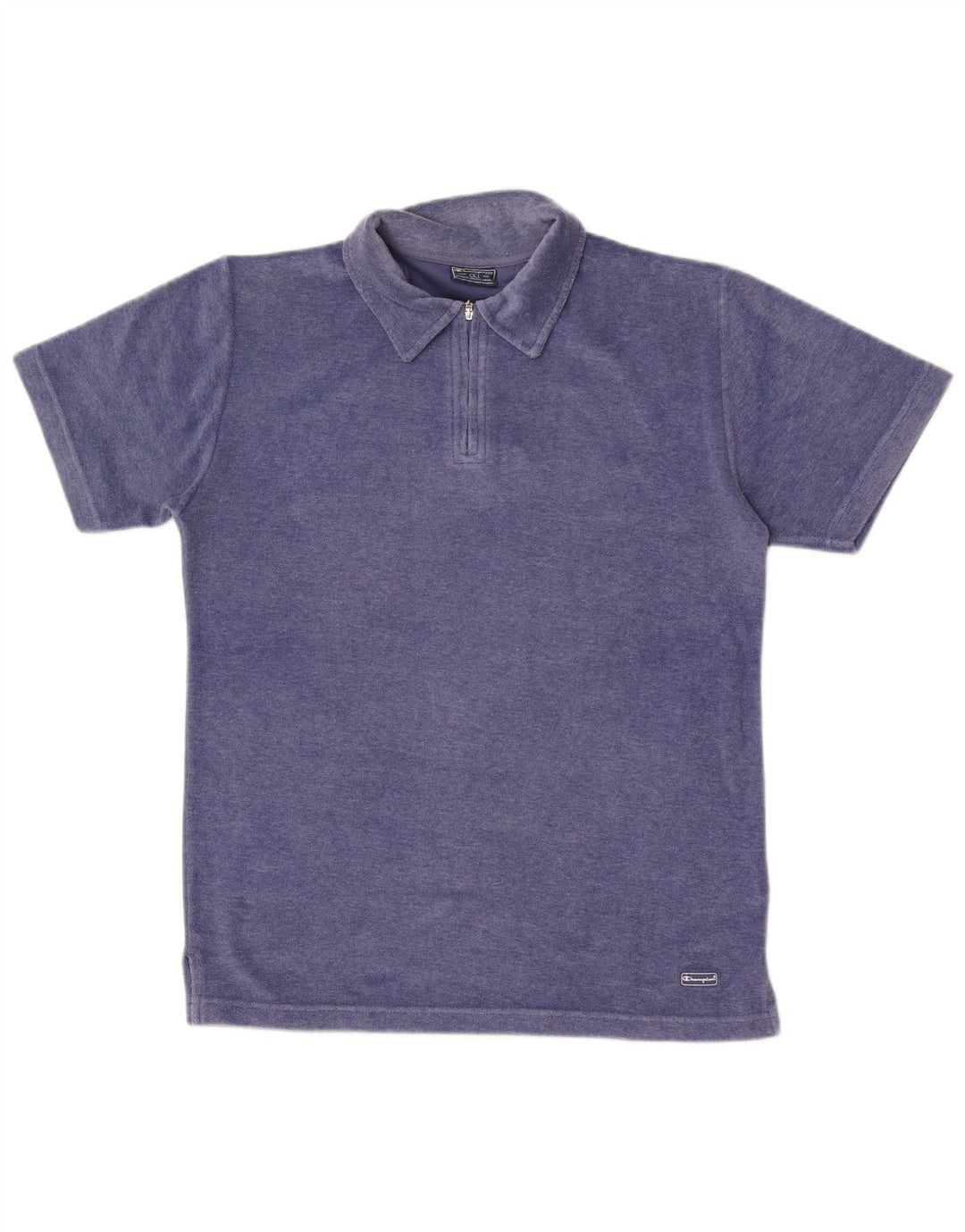 Champion Herre Velvet Polo Shirt Stor Blå Polyester