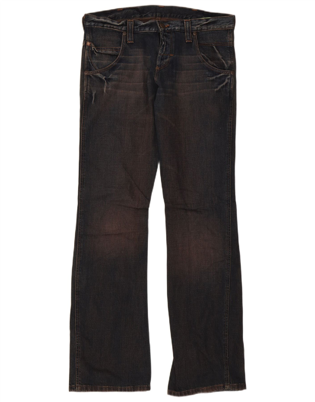 Wrangler Herre Sharkey Bootcut Jeans W32 L34 Marineblå Bomuld