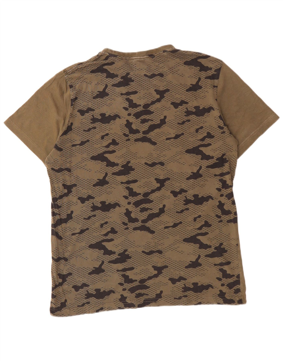 PUMA Herre grafisk T-shirt Top Stor Khaki Camouflage Bomuld