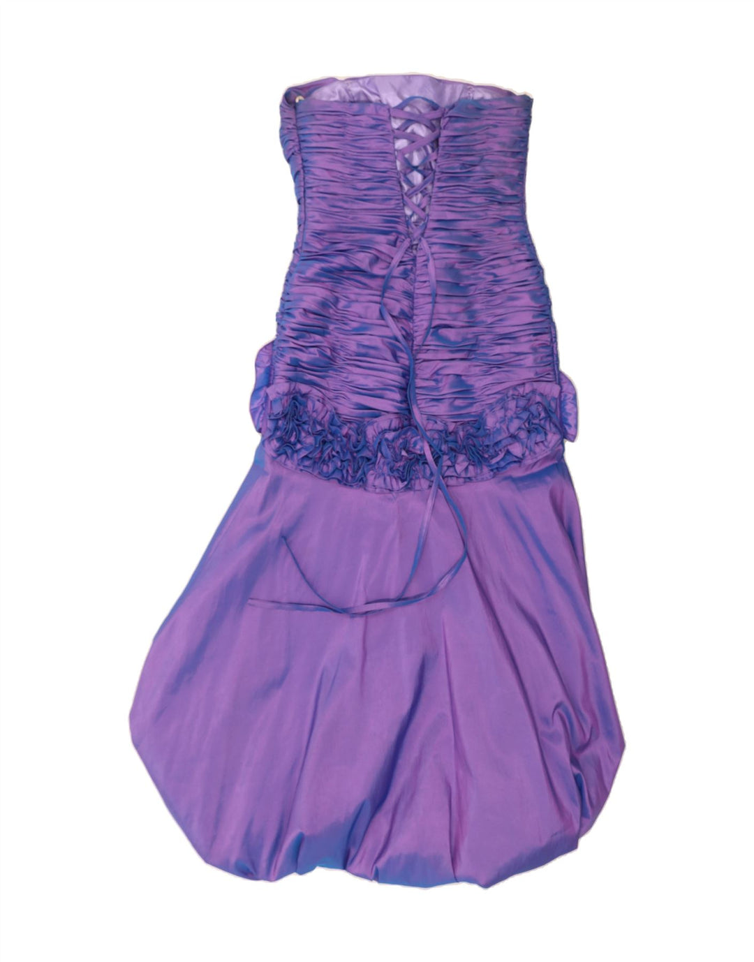 JORA Womens Maxi Strapless Corset Dress UK 12 Medium Purple Vintage Jora and Second-Hand Jora from Messina Hembry 