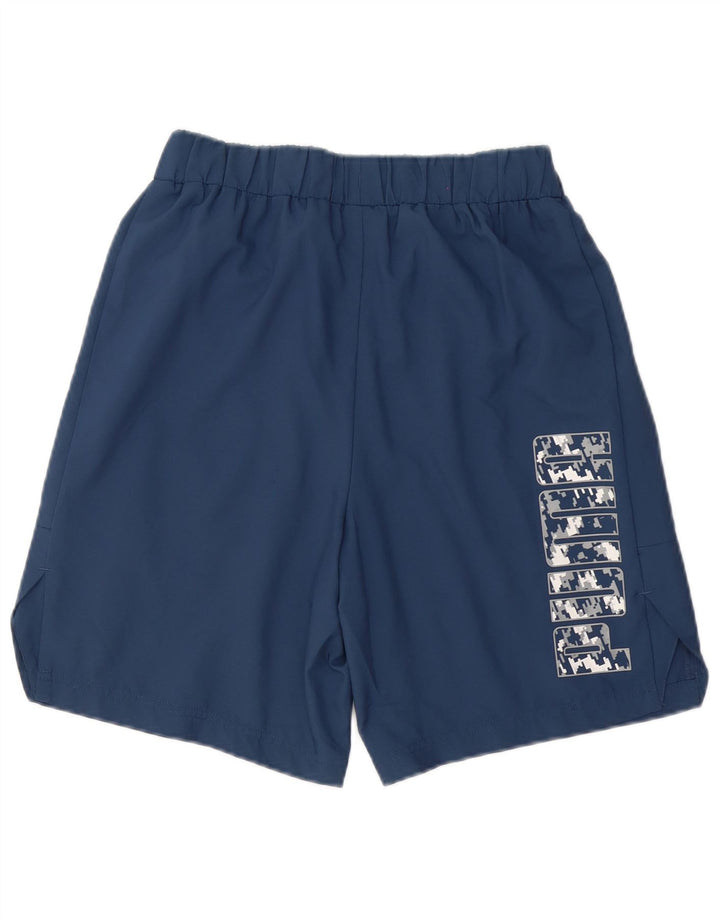Puma Herre grafiske sportsshorts Små marineblå polyester