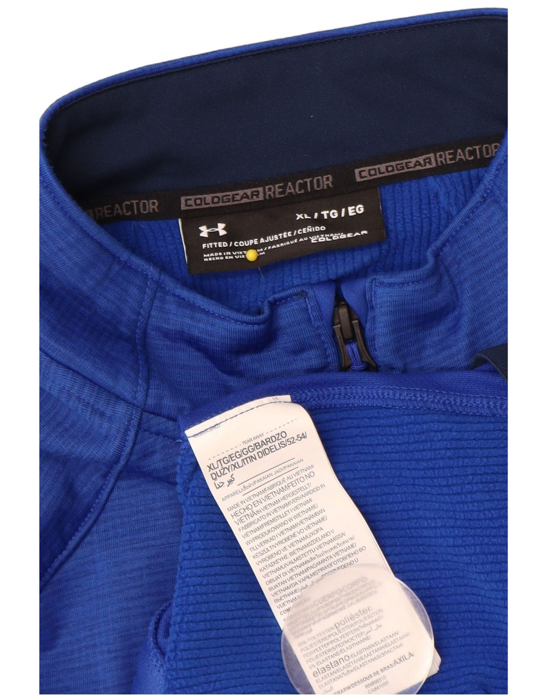 UNDER ARMOUR Herre Cold Gear Træningsdragt Topjakke UK 42 XL Blå Polyester