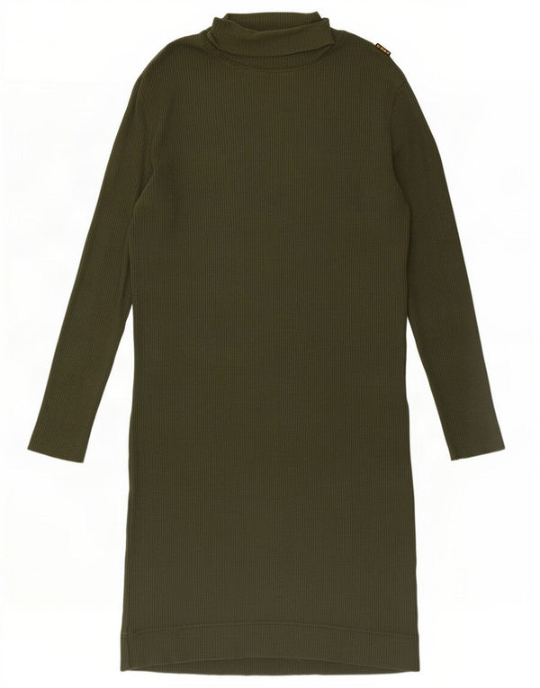 G-Star Dame Jumper Dress UK 14 Medium Khaki