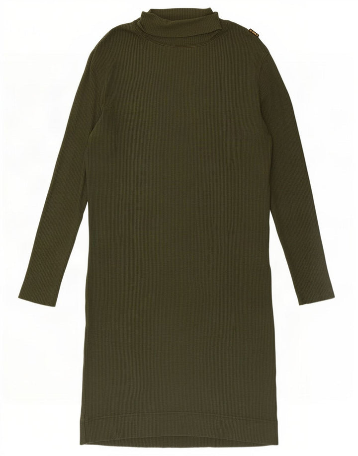 G-Star Dame Jumper Dress UK 14 Medium Khaki