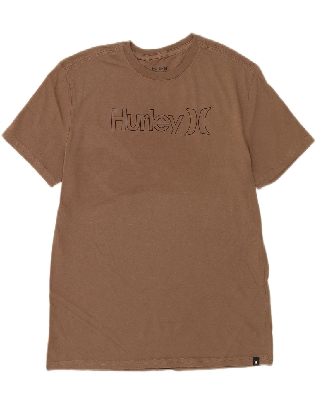 Hurley Herre Grafisk T-Shirt Top Medium Brun Bomuld