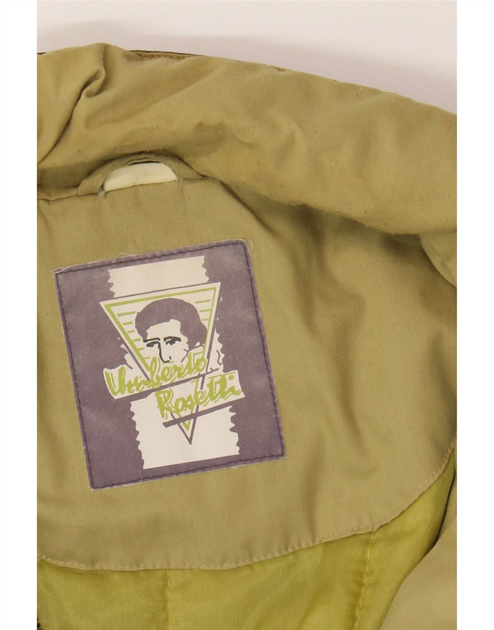 Umberto Rosetti Herre polstret jakke UK 42 XL Lilla polyester