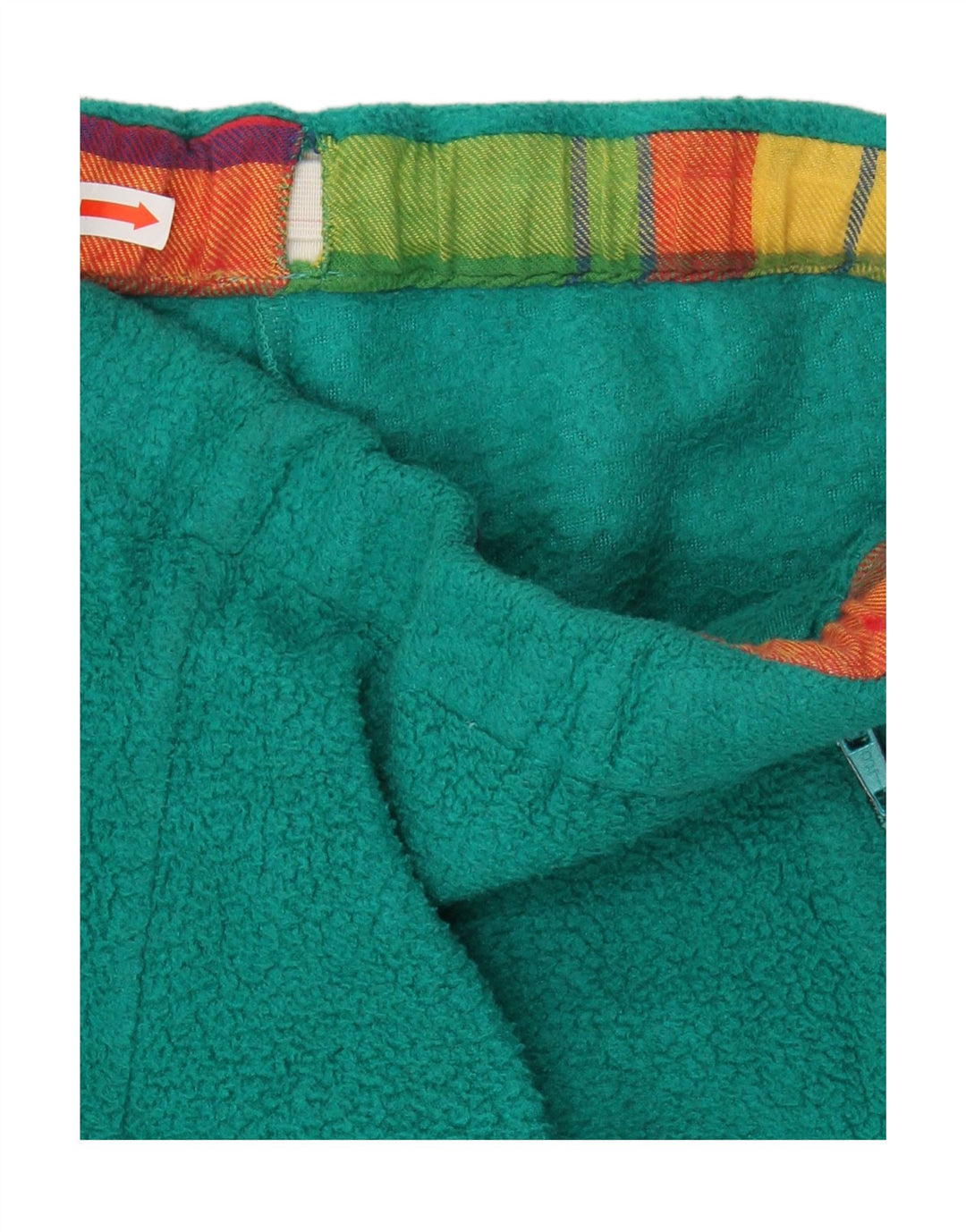 TÆNK PINK Dame Fleece hel træningsdragt IT 42 Medium Green Colourblock