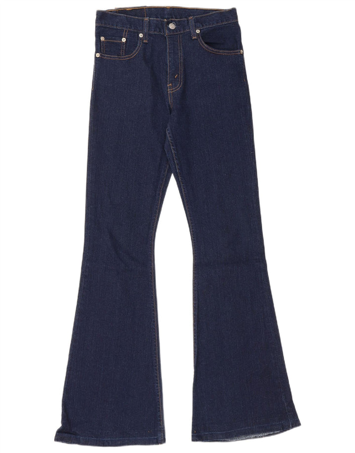 LEVI'S Dame 450 Flared Jeans W27 L32 Marineblå Bomuld