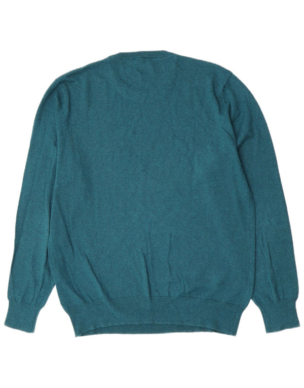 Kappa herre sweater med rund hals XL grøn bomuld