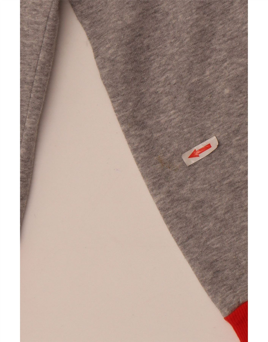 Adidas Graphic Tracksuit Top Jacket UK 10 Small Grey Colourblock