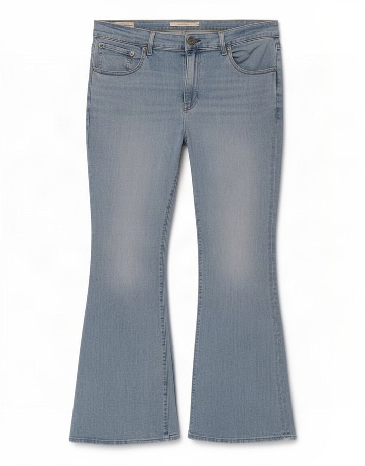 Levi's Dame 726 Flared Jeans W34 L33 Blå