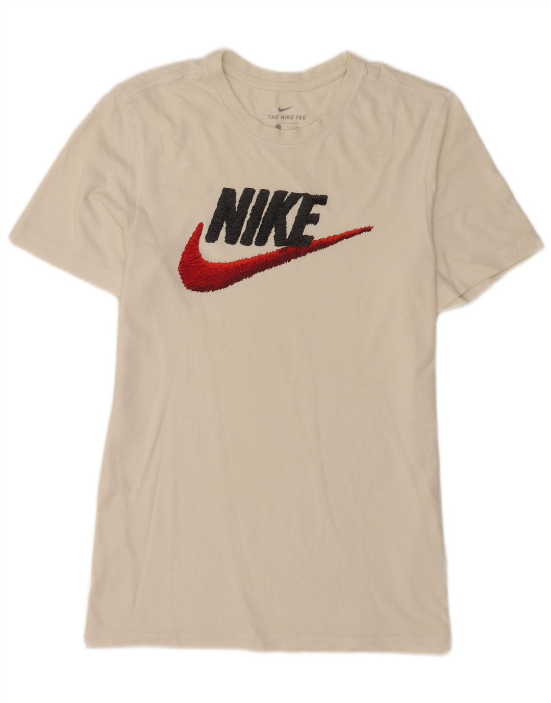 Nike grafisk T-shirt top til mænd, lille hvid bomuld