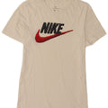 Nike grafisk T-shirt top til mænd, lille hvid bomuld