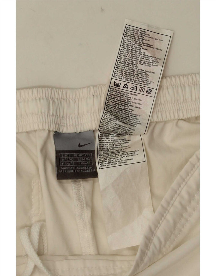 Nike sportsshorts til kvinder UK 14/16 Large White Polyester