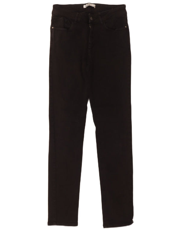 Zara Dame Skinny Jeans EU 38 Small W28 L30 Sort Bomuld