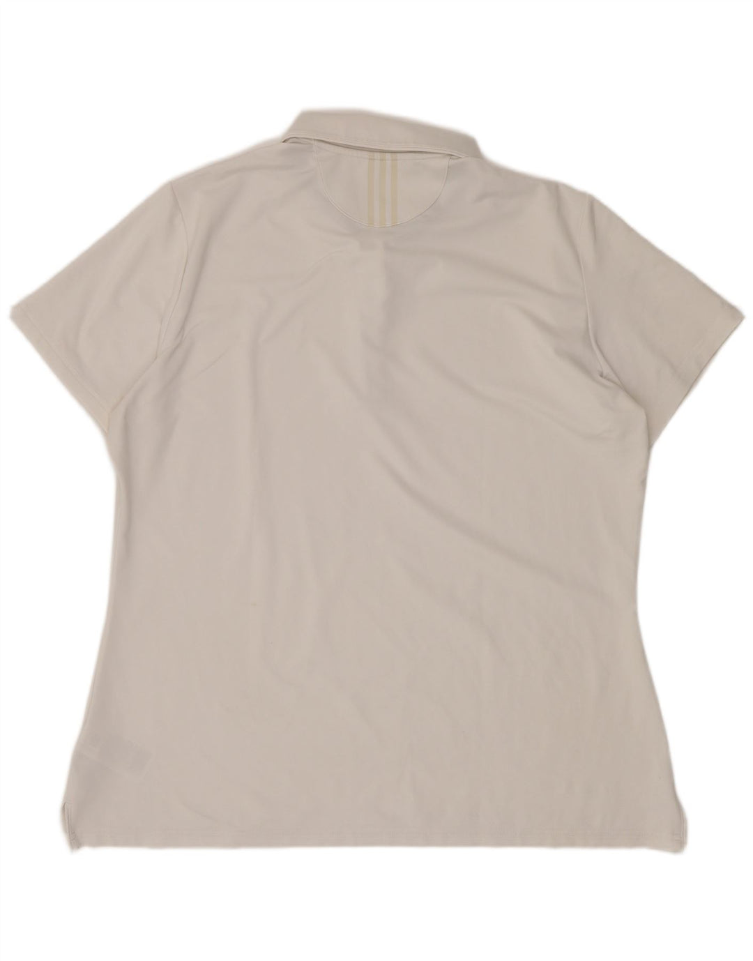 Adidas Dame Polo Shirt UK 18 XL Hvid Polyester