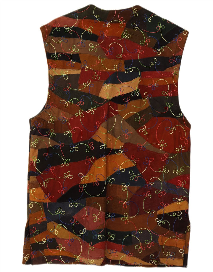 Copacabana Dame Longline Grafisk Gilet EU 40 Medium Flerfarvet