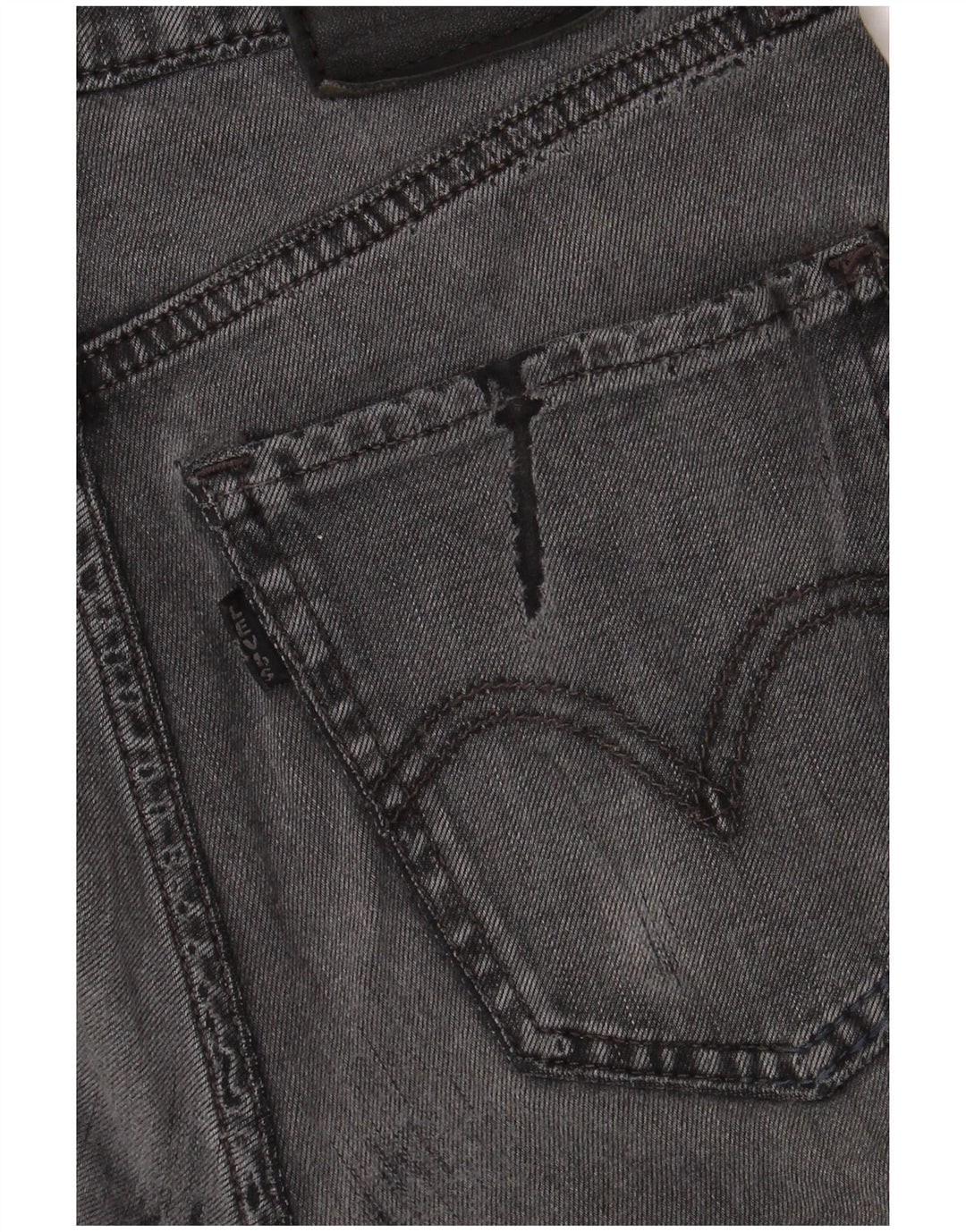 Levi's Dame Mile High Super Skinny Jeans W24 L30 Grå