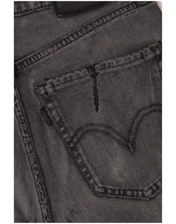 Levi's Dame Mile High Super Skinny Jeans W24 L30 Grå