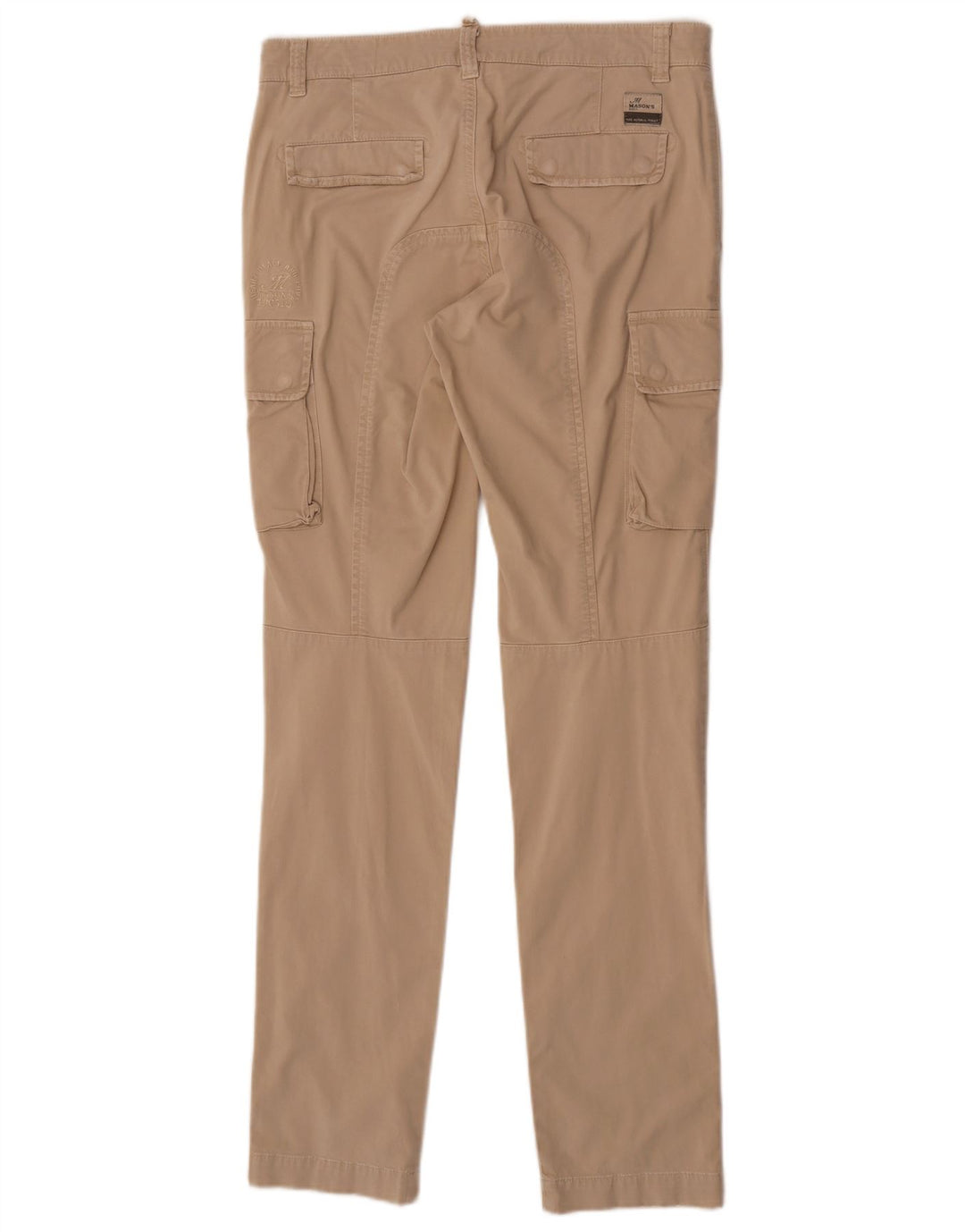 Mason's Herre Slim Cargo Bukser W31 L34 Beige Bomuld