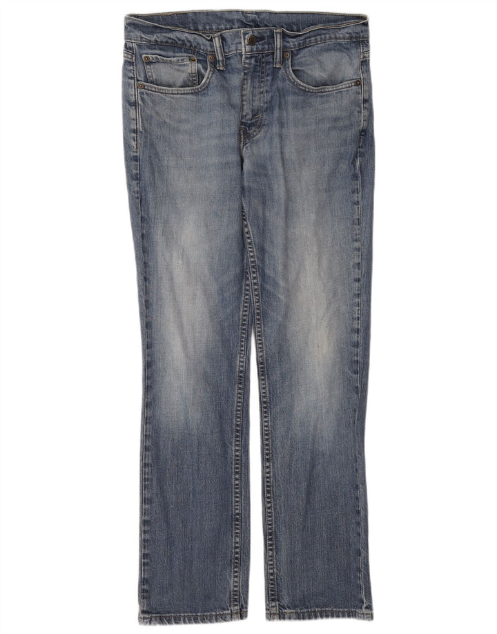 Levi's Slim Jeans til mænd W32 L30 blå bomuld