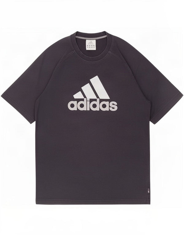 Adidas Herre grafisk T-shirt Top Medium Navyblå Bomuld