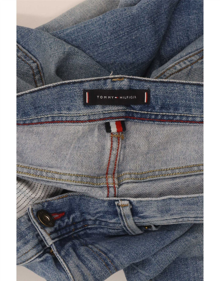 Tommy Hilfiger Herre Slim Jeans W36 L30 Blå Bomuld