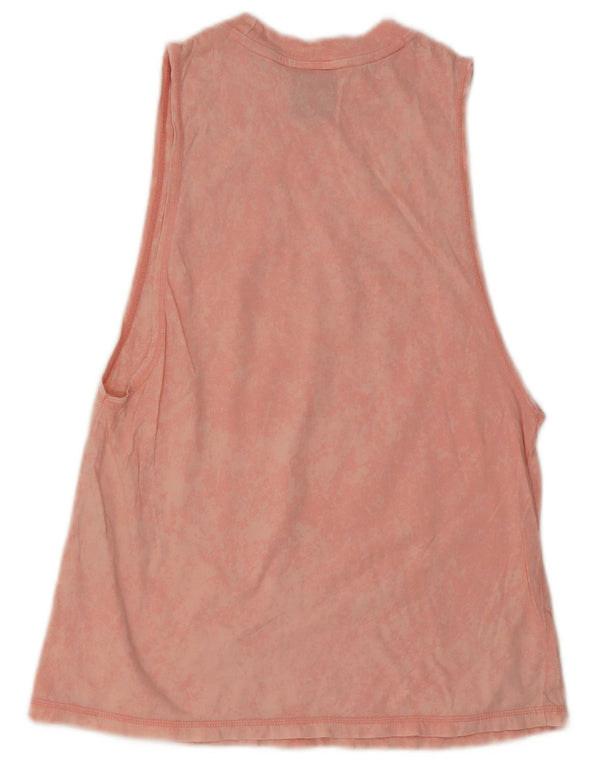Nike Dame Grafisk Vest Top UK 10 Small Pink Tie Dye