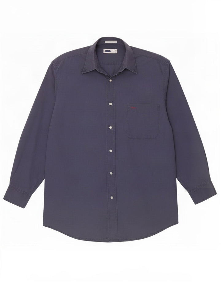 Fila herreskjorte lille marineblå polyester