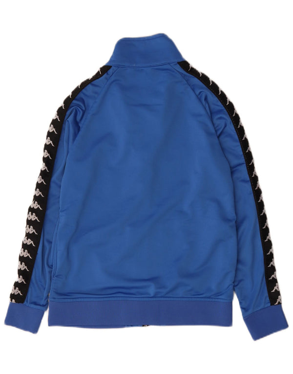 Kappa Grafisk træningsdragt topjakke til kvinder UK 12 Medium Blue Colourblock