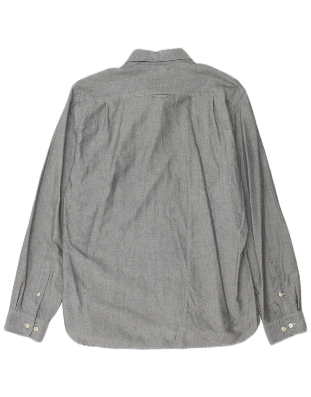 Gant Boys Fitted Shirt 15-16 Years Large Grey Flecked Bomuld