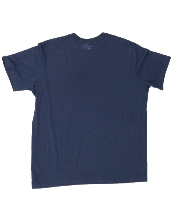 Under Armour Herre grafisk T-shirt top XL marineblå bomuld