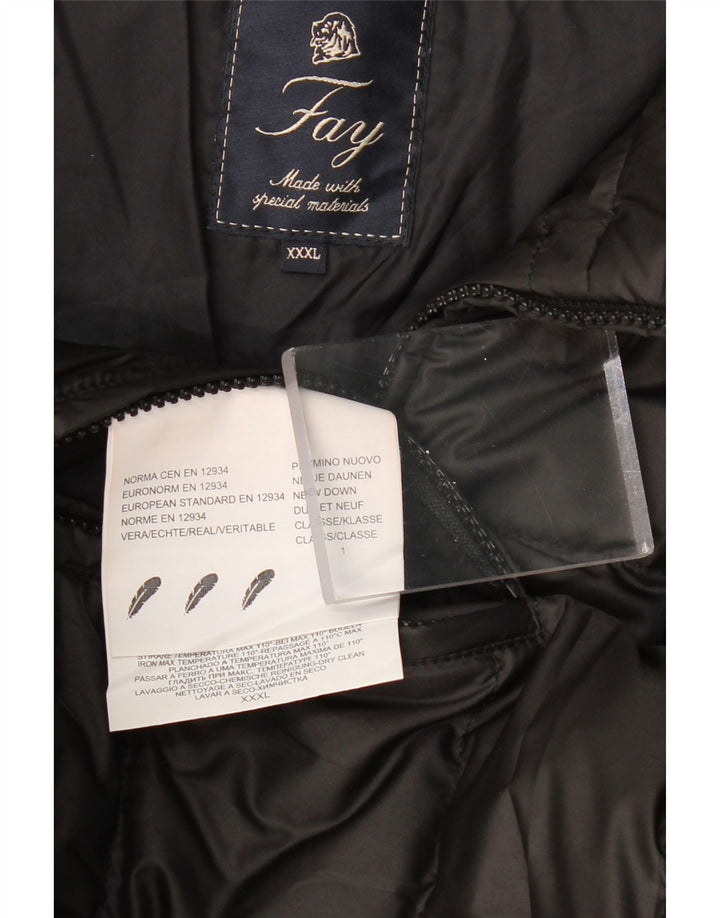FAY Polstret Herrejakke UK 46 3XL Sort Polyester