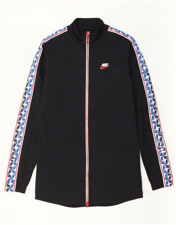 Nike Grafisk træningsdragt til mænd, topjakke, lille sort Colourblock Polyester