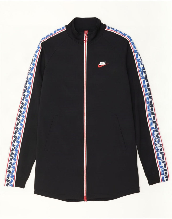 Nike Grafisk træningsdragt til mænd, topjakke, lille sort Colourblock Polyester