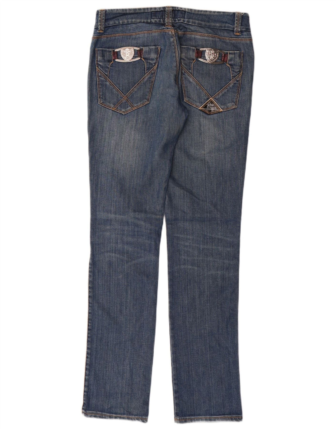 ROY ROGERS Womens Straight Jeans IT 42 Medium W28 L34 Blue Cotton