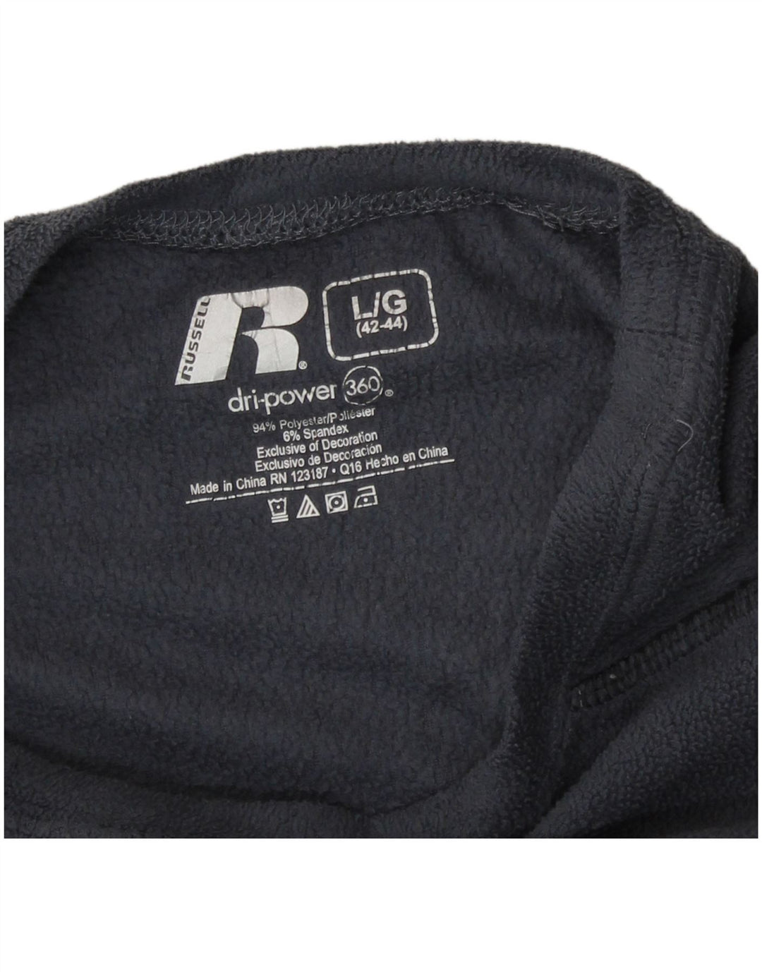Russell Athletic Herre Dri-Power Fleece Jumper Stor Grå Polyester