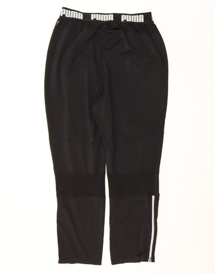 PUMA Mens Graphic Tracksuit Trousers Large  Black Polyester