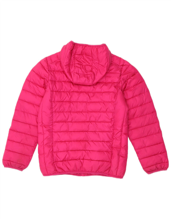 Ellesse Pige Polstret Hættejakke 12-13 År Pink Polyester